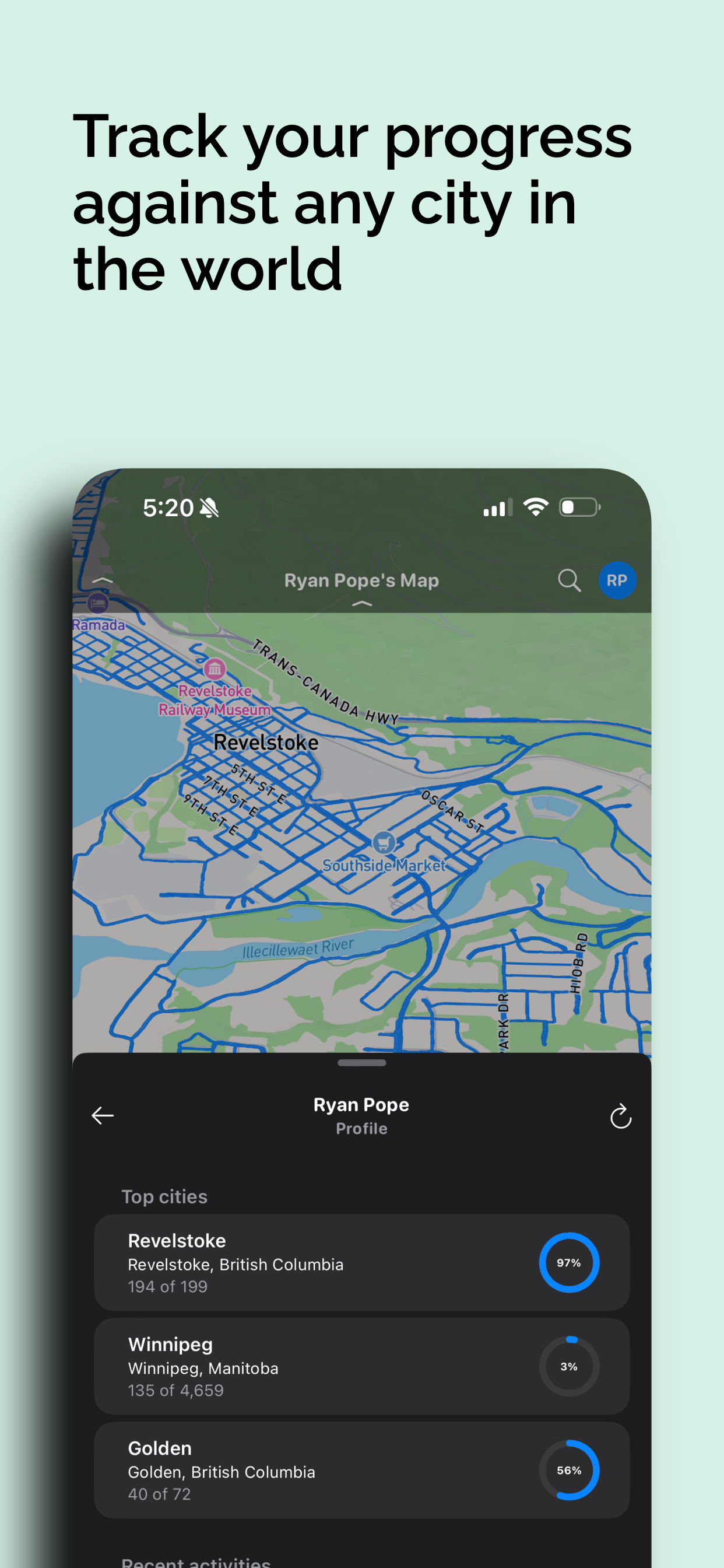 Run Up Map MyRunMap - Run every street.